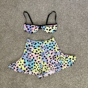 Pastel rave outfit set